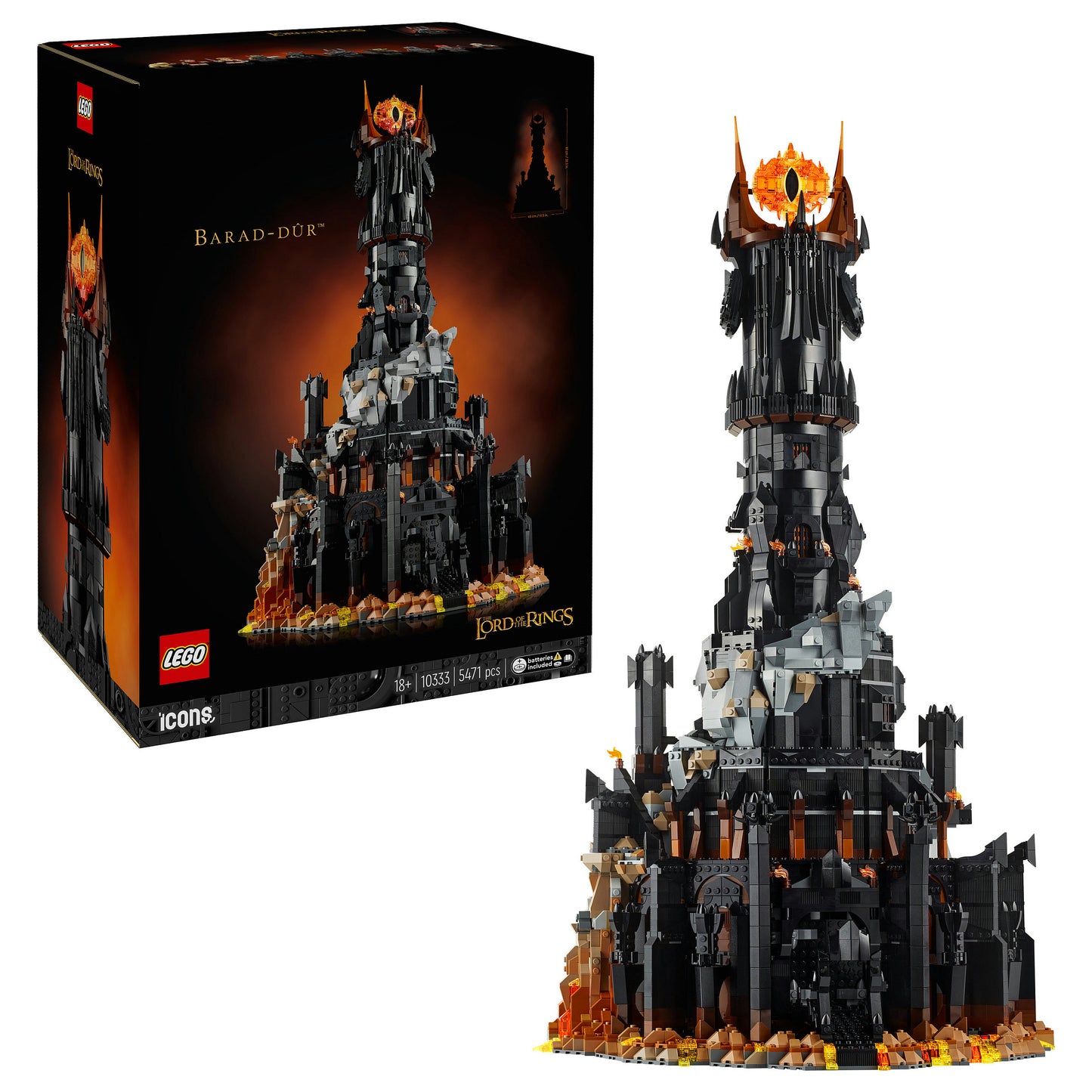 LEGO Icons - Der Herr der Ringe - Barad-dûr