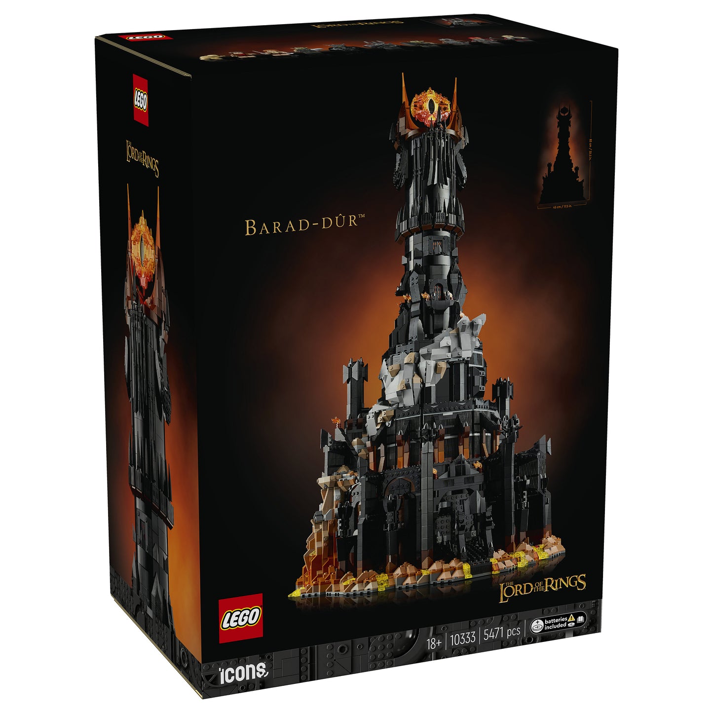 LEGO Icons - Der Herr der Ringe - Barad-dûr
