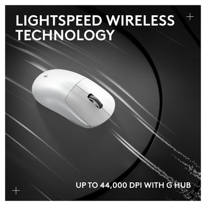 Logitech G PRO X Superlight 2 Lightspeed Gaming Mouse - WHITE - 2.4GHZ - N/A - EER2-933 - 933