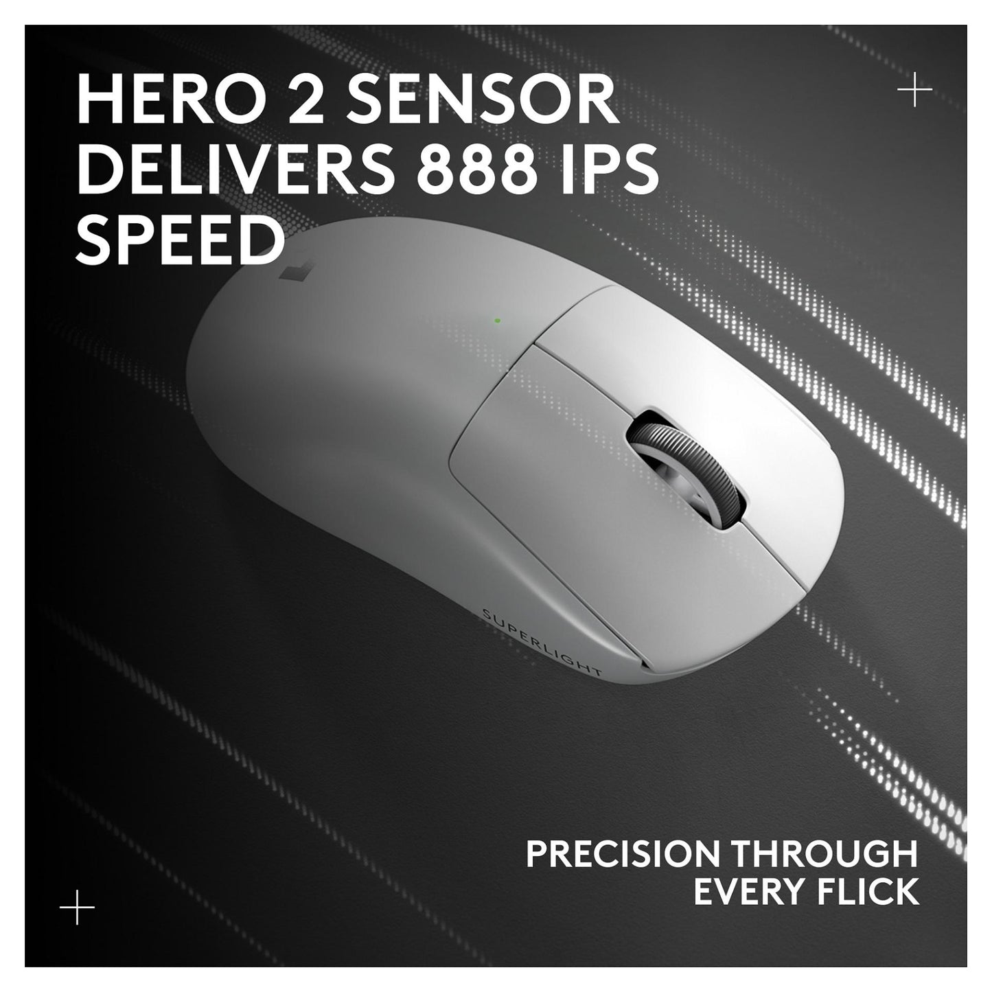 Logitech G PRO X Superlight 2 Lightspeed Gaming Mouse - WHITE - 2.4GHZ - N/A - EER2-933 - 933