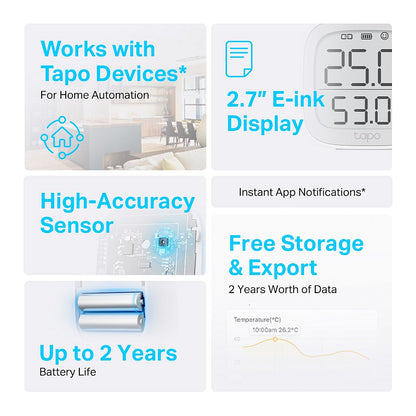 TP-Link Smart Sensor Tapo T315 Smart Temperature Sensor