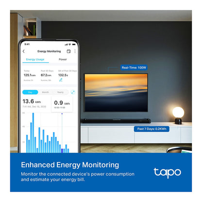 TP-Link Funksteckdosen Tapo P110 Mini Smart Wi-Fi Socket 1er