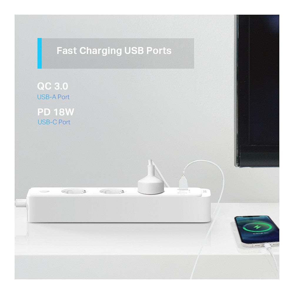 TP-Link Steckdosenleiste Tapo P300 3 Buchsen - USB WiFi