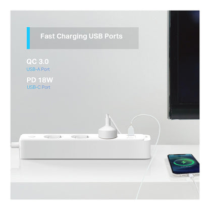 TP-Link Steckdosenleiste Tapo P300 3 Buchsen - USB WiFi