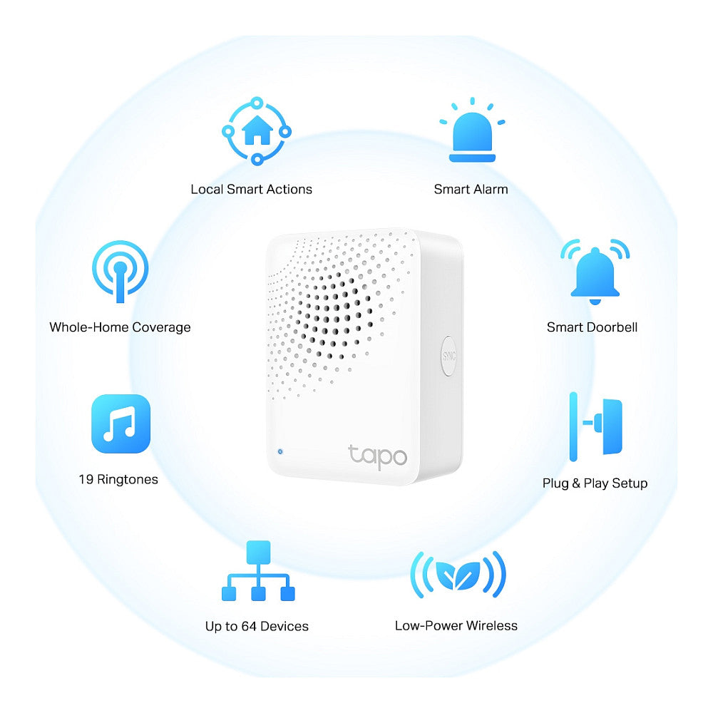 TP-Link Smart-Hub Tapo H100 - mit Signalton. kabellos