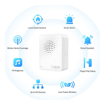 TP-Link Smart-Hub Tapo H100 - mit Signalton. kabellos