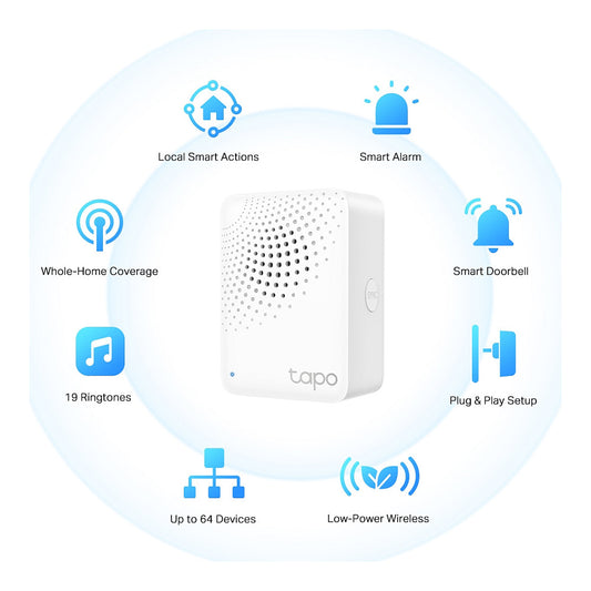 TP-Link Smart-Hub Tapo H100 - mit Signalton. kabellos