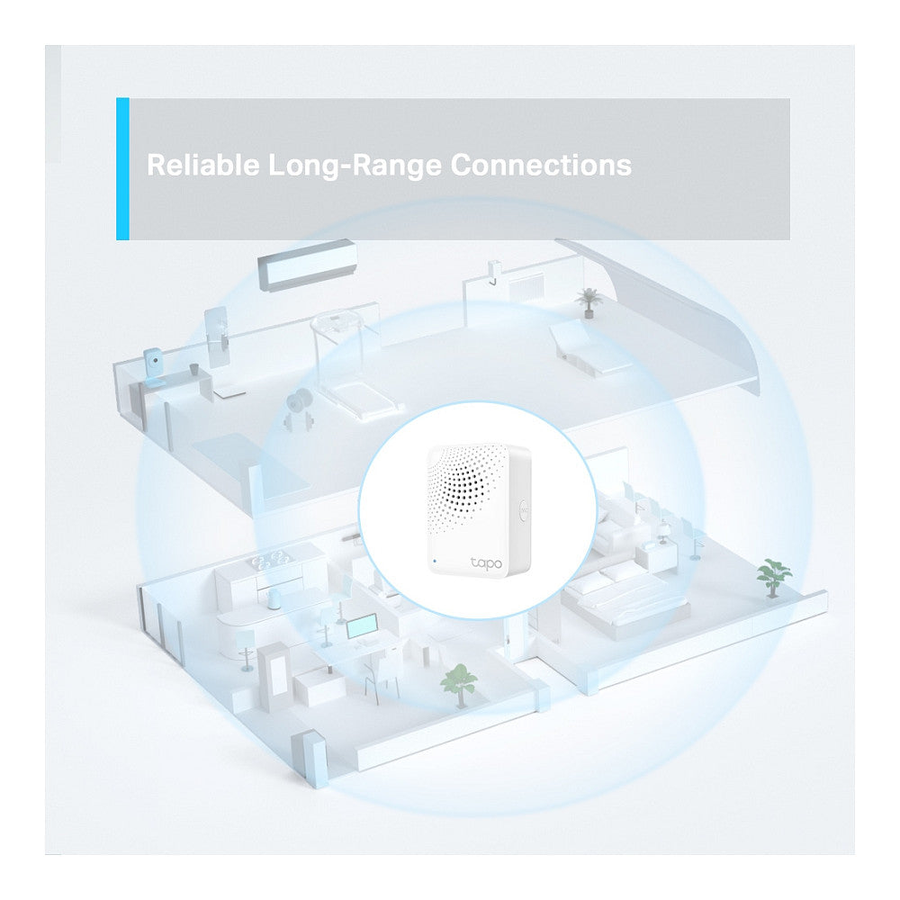 TP-Link Smart-Hub Tapo H100 - mit Signalton. kabellos