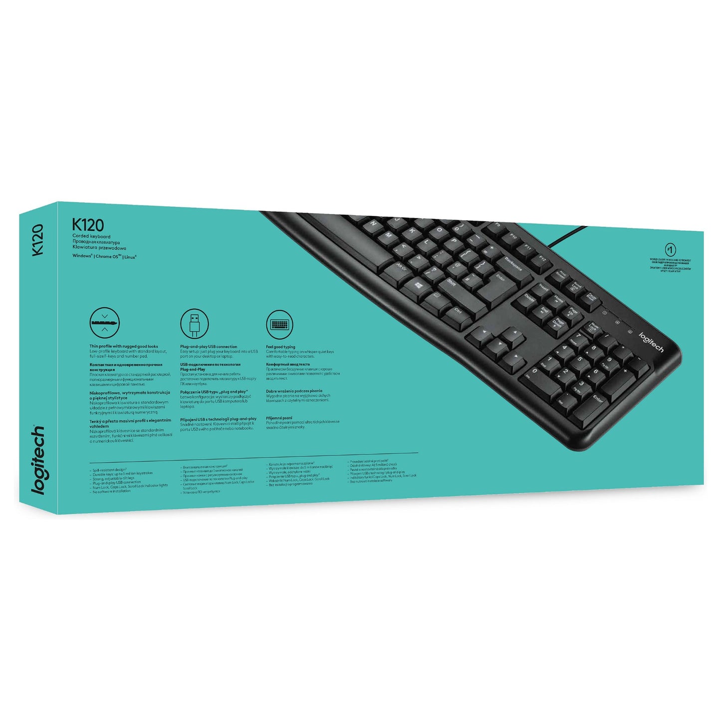 Logitech Keyboard K120 BELGIAN LAY OUT
