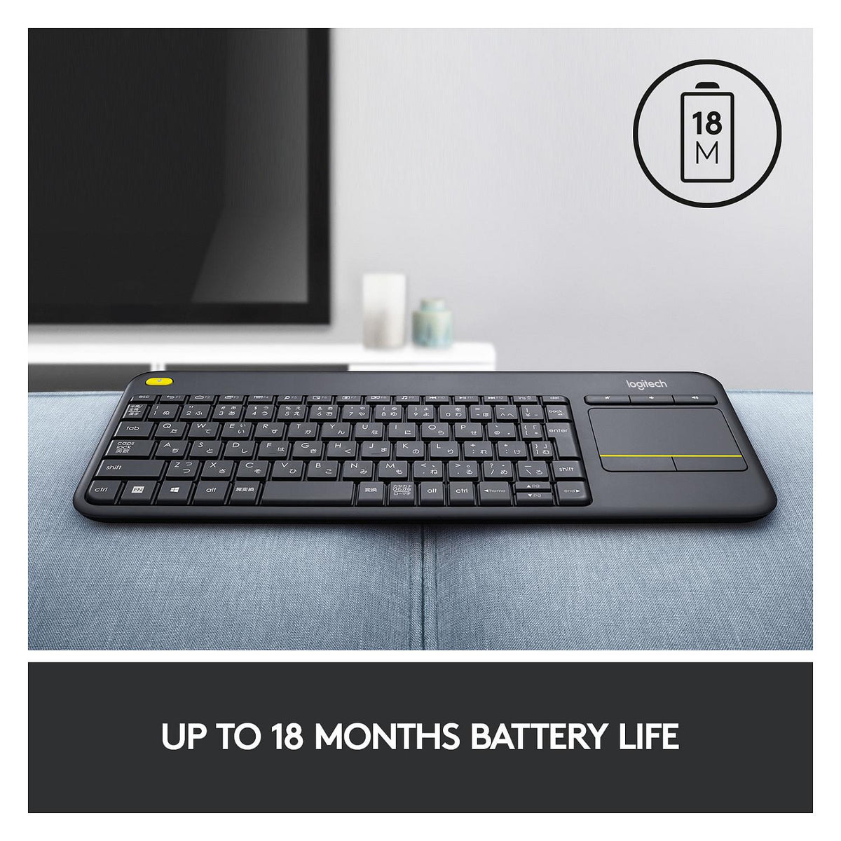 Logitech WIRELESS TOUCH KEYBRD K400 PLUS