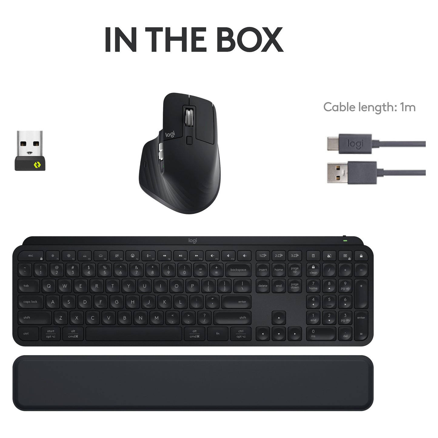 Logitech MX Keys S Combo - Graphite - US
