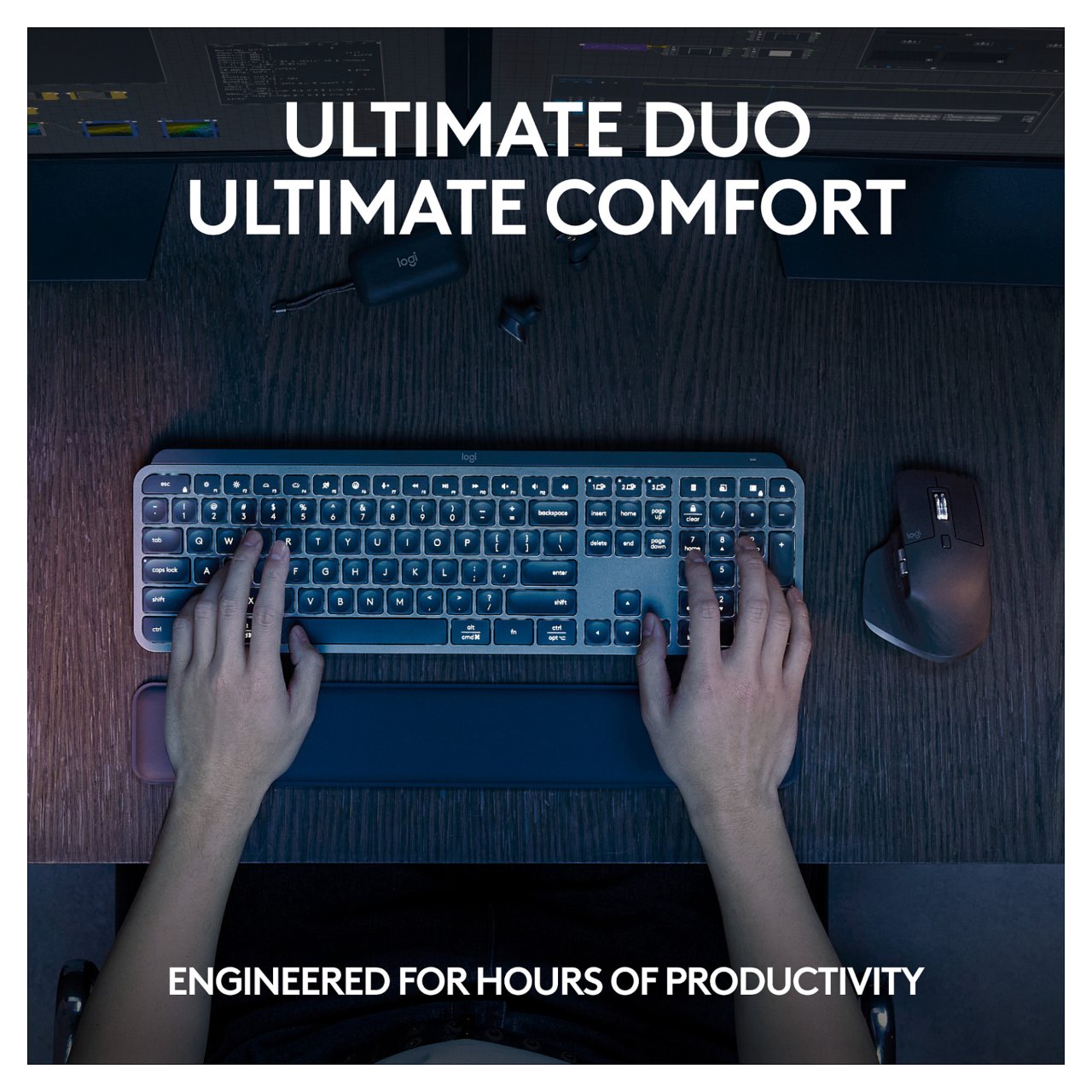 Logitech MX Keys S Combo - Graphite - US