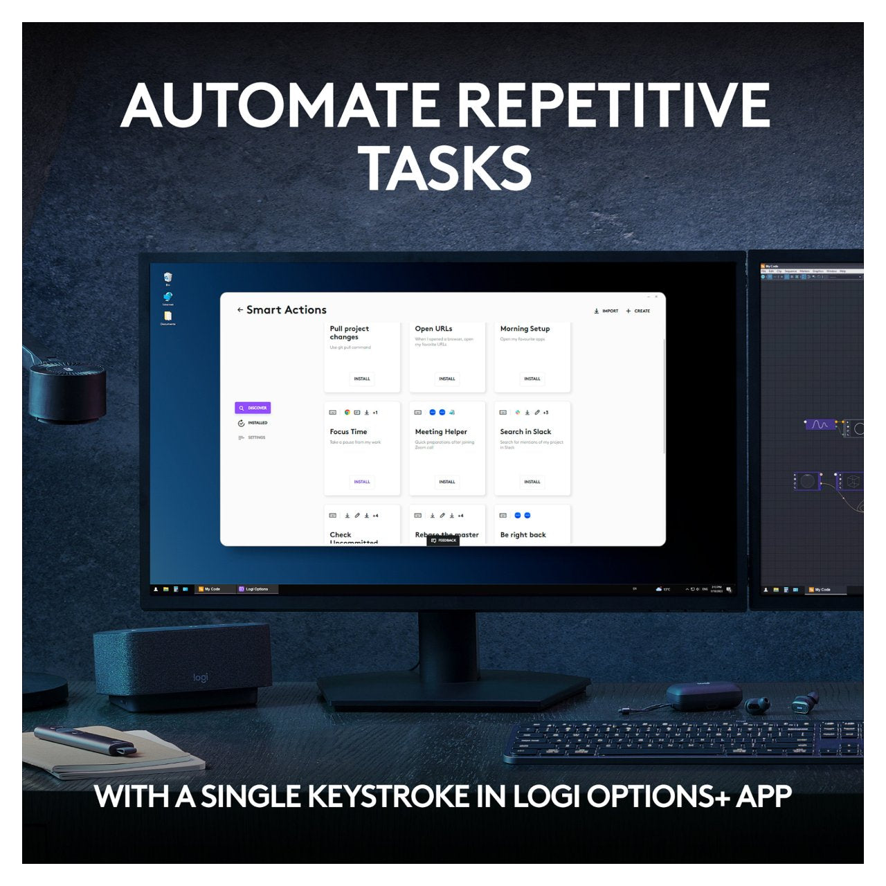 Logitech MX Keys S Combo - Graphite - US