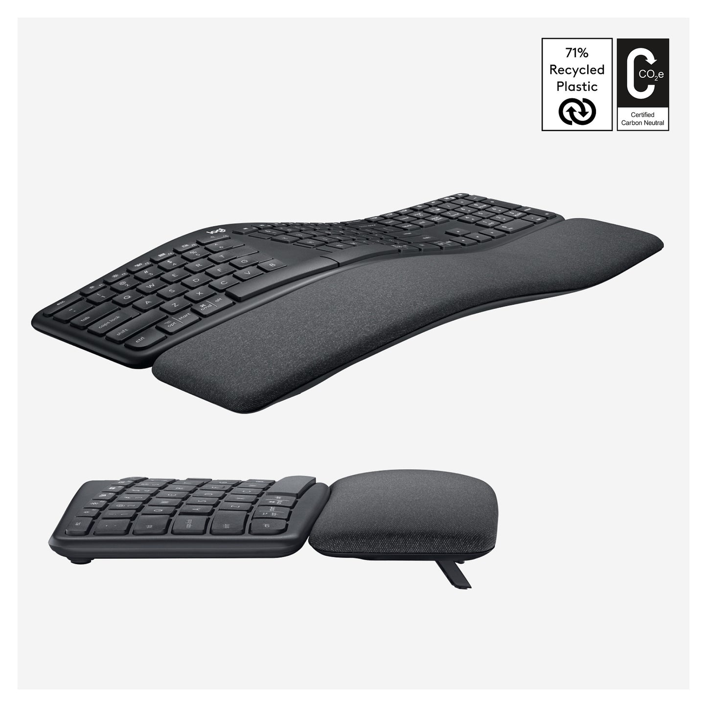 NL Logitech K860 Wireless Keyboard Ergo US Layout