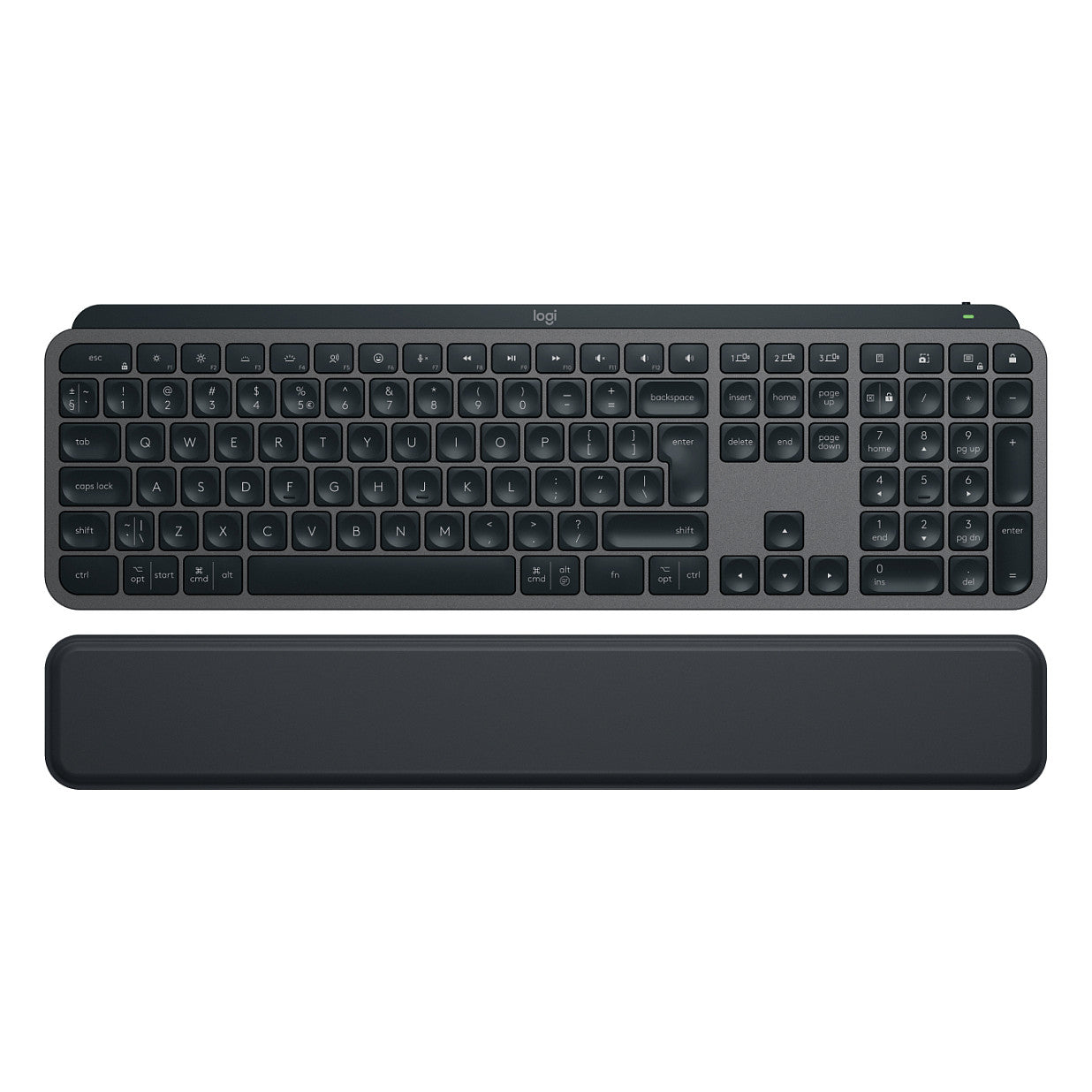 NL Logitech MX Keys S Wireless Keyboard Graphite w/PR USL