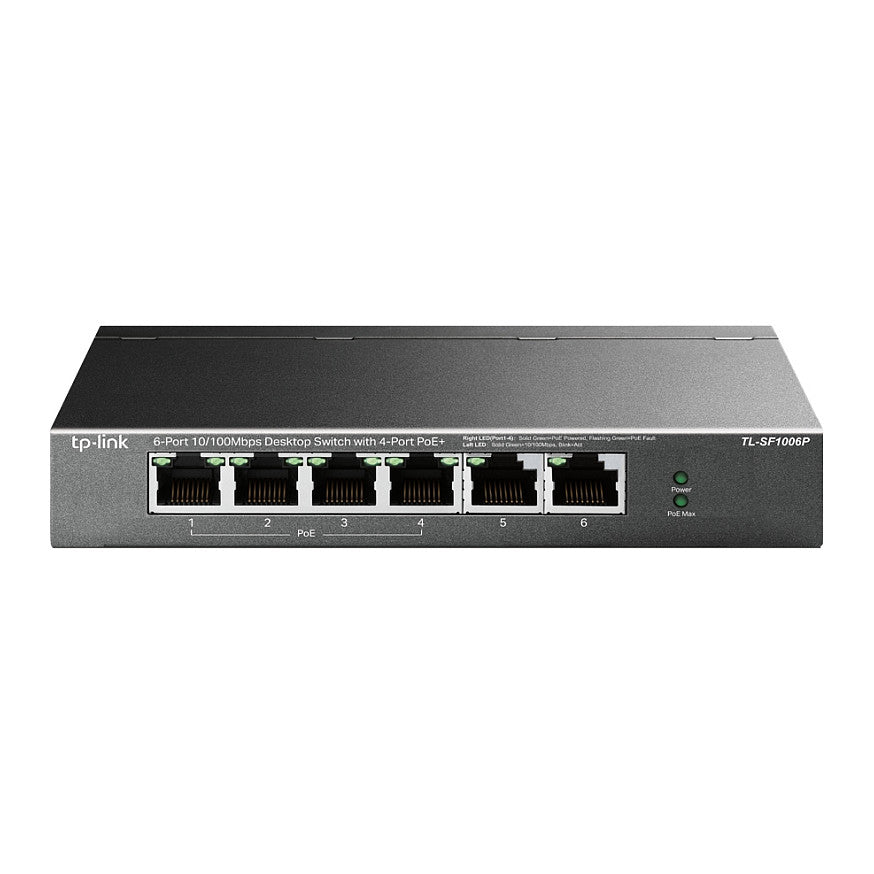 TP-Link Switch 6x FE TL-SF1006P (davon 4PoE+)