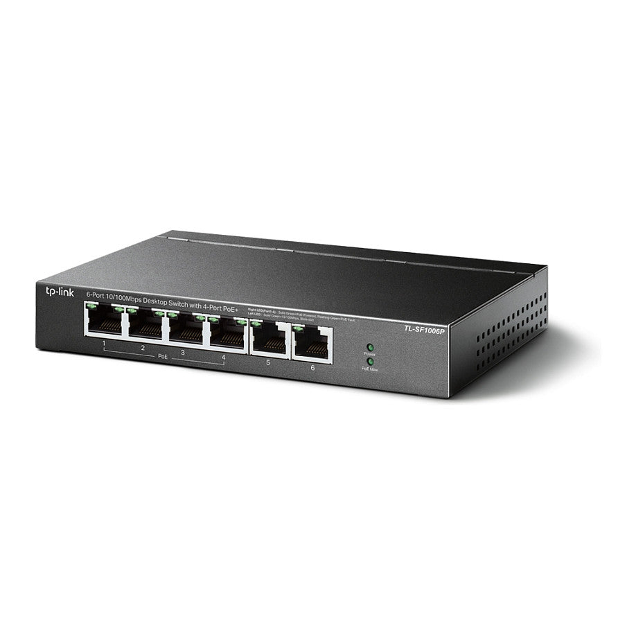 TP-Link Switch 6x FE TL-SF1006P (davon 4PoE+)