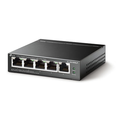 TP-Link Switch 5x GE TL-SG1005LP (davon 4xPOE+)