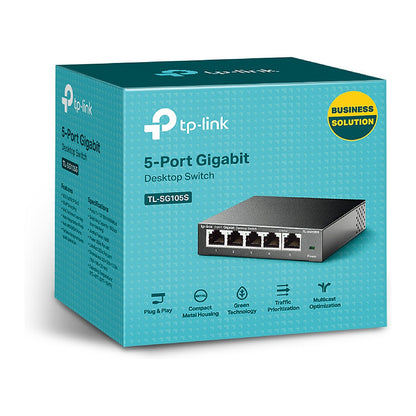 TP-Link Switch 5x GE TL-SG105s Metall Gehäuse