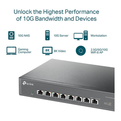 TP-Link Switch 8x 10G Multi-Gigabit TL-SX1008