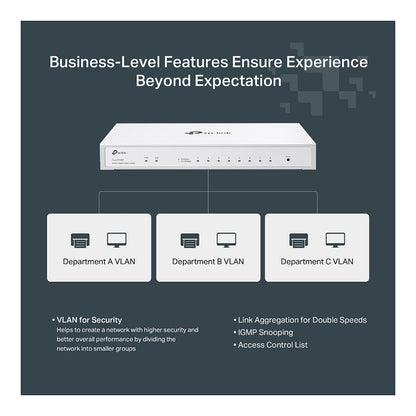 TP-Link Smart Switch Festa FS308G 8-Port Gigabit