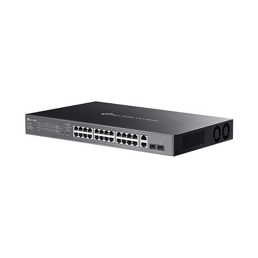 TP-Link Omada ES228GMP 28-Port Gigabit Easy mgd. Switch 24-Port PoE+