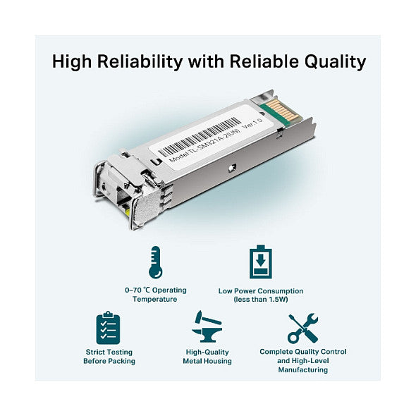 TP-Link Omada Nek SM321A-2 Fiber Converter SFP/Bi-Di/LC