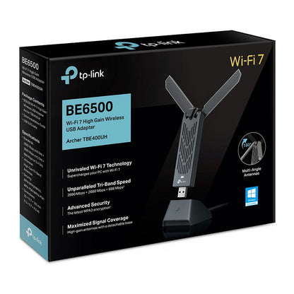 TP-Link Archer TBE400UH BE6500 Tri-Band Wi-Fi 7 USB Adapter