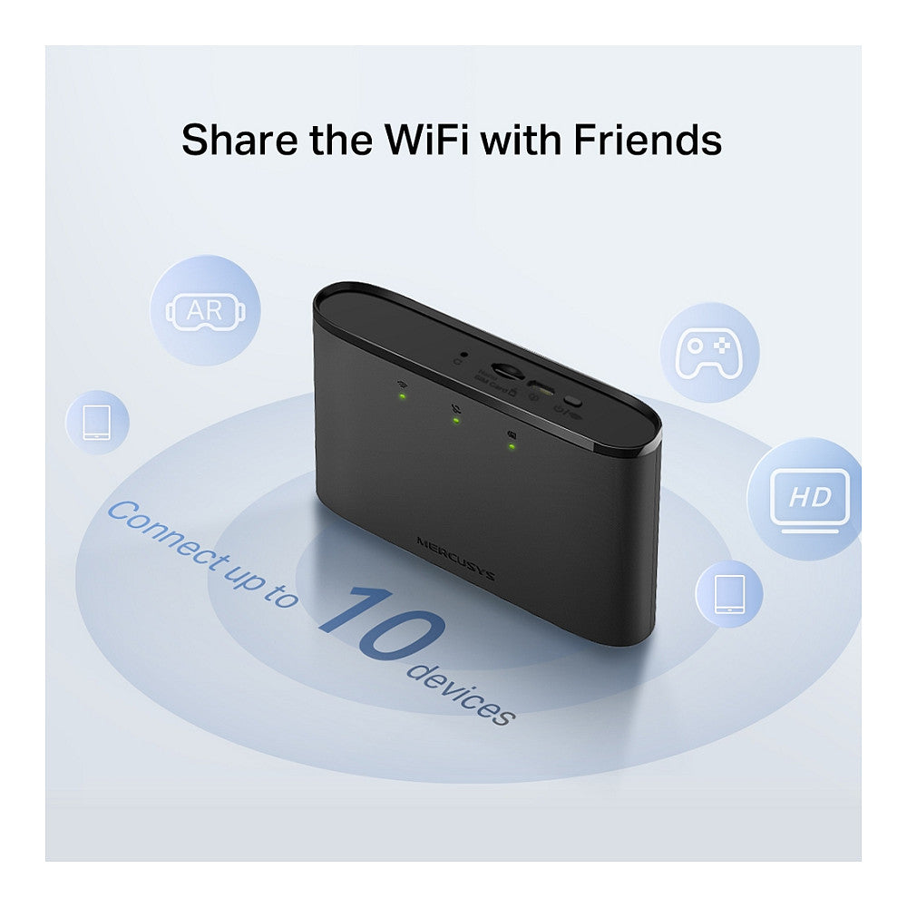 TP-Link Mercusys MT110 150Mbps 4G LTE Mobile Wi-Fi