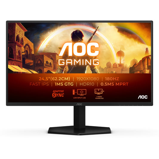 AOC 25G42E 62.2.cm (24.5“) FHD IPS Gaming Monitor 16:9 HDMI/DP 180Hz 1ms G-Sync