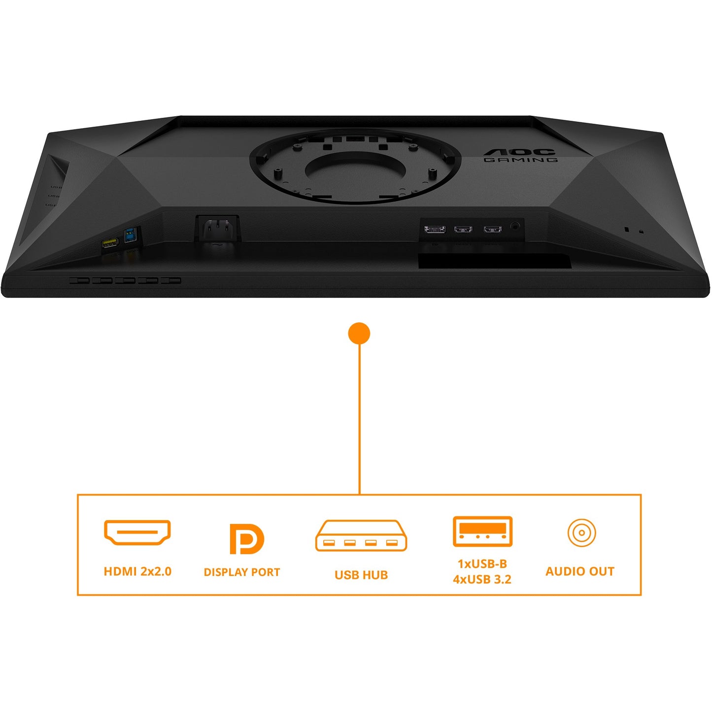 AOC 62.2cm (24.5") 25G4SXU 16:09 2xHDMI+DP black/grey