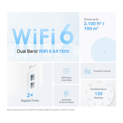 TP-Link WL-AP Access Point Deco X10 Mesh-System (2-pack)