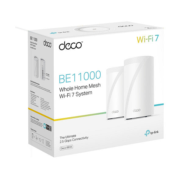 TP-Link WL-Router Mesh System Deco BE65 2erPack