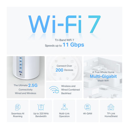 TP-Link WL-Router Mesh System Deco BE65 2erPack