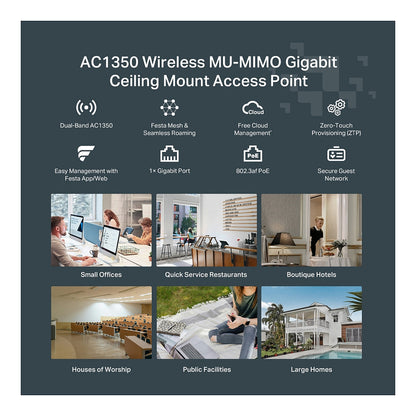 TP-Link WL-AP Access Point Festa F52 (AC1350)