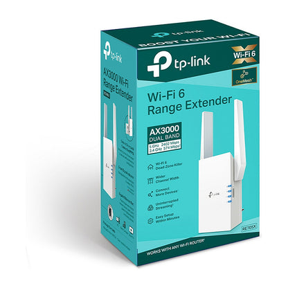 TP-Link WL-Repeater RE705X (AX3000 Wi-Fi 6 Range Extender)