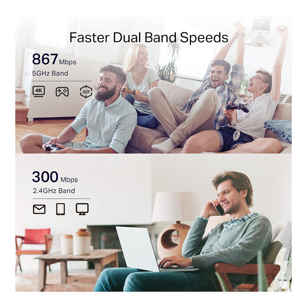 TP-LINK RE330 - Wi-Fi-Range-Extender - 100Mb LAN