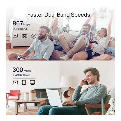 TP-LINK RE330 - Wi-Fi-Range-Extender - 100Mb LAN