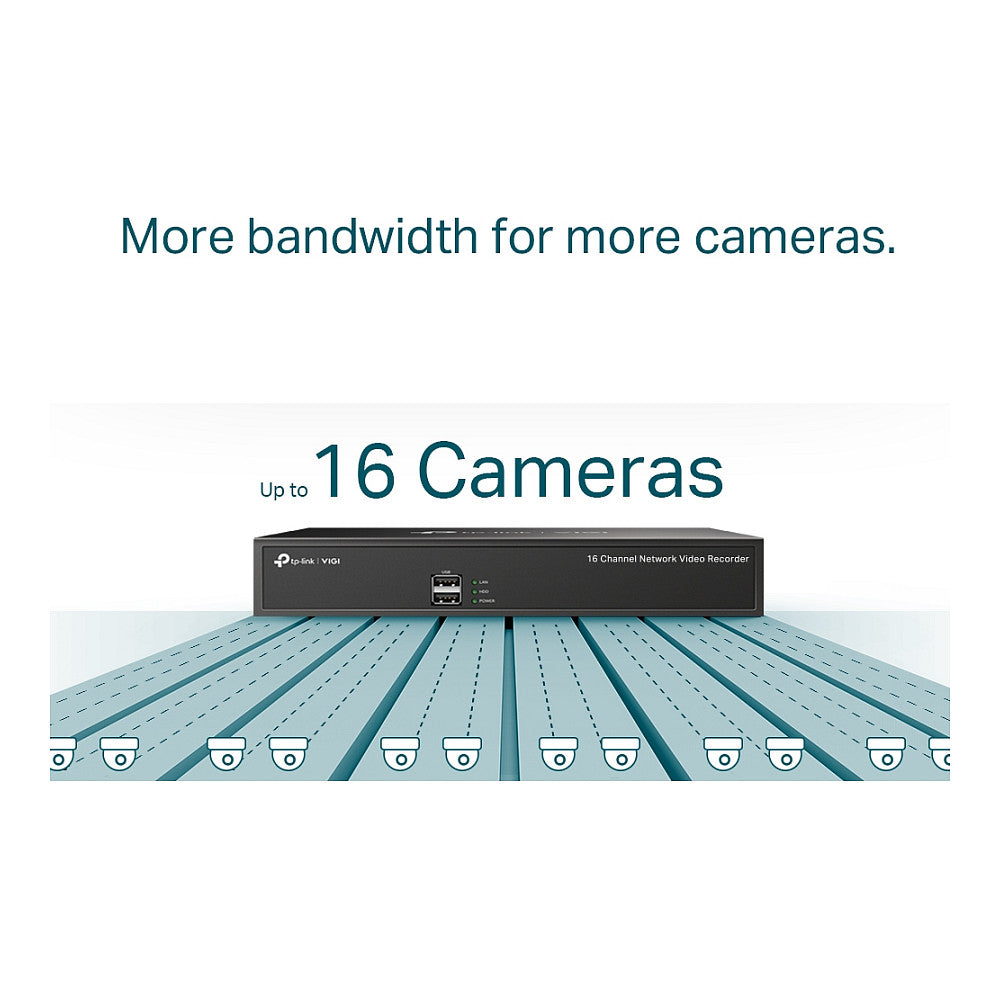 TP-Link Omada IPCam VIGI NVR1016H Security 16 Channel Video
