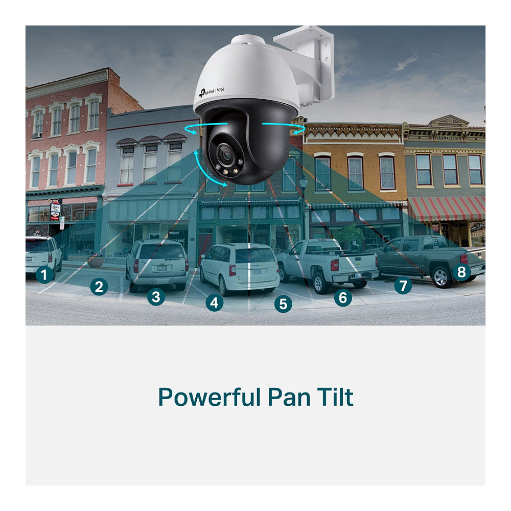 TP-Link Omada IPCam VIGI C540(4mm) 4MP Full-Color Pan