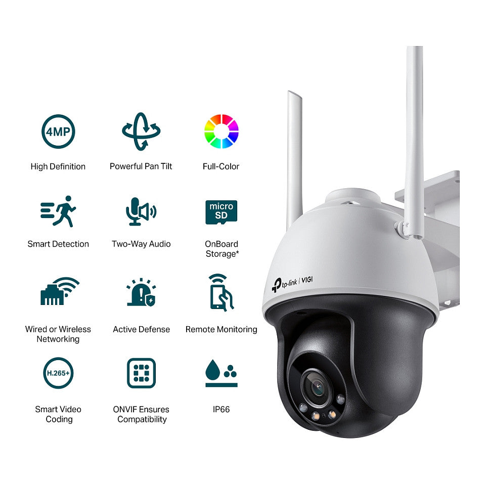 TP-Link Omada IPCam VIGI C540-W(4mm) 4MP Full-Color