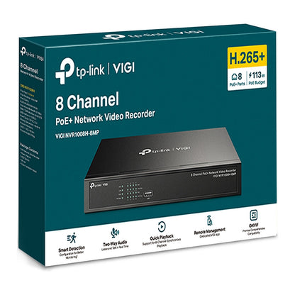 TP-Link Omada IPCam VIGI NVR1008H-8MP Channel PoE Network