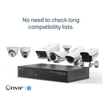 TP-Link Omada IPCam VIGI NVR1008H-8MP Channel PoE Network