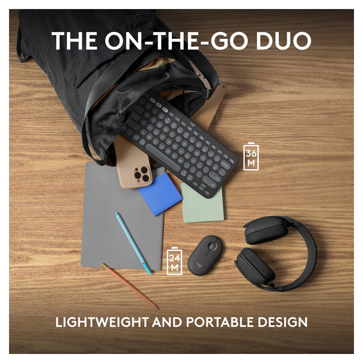 Logitech Pebble 2 Combo Tonal Graphite