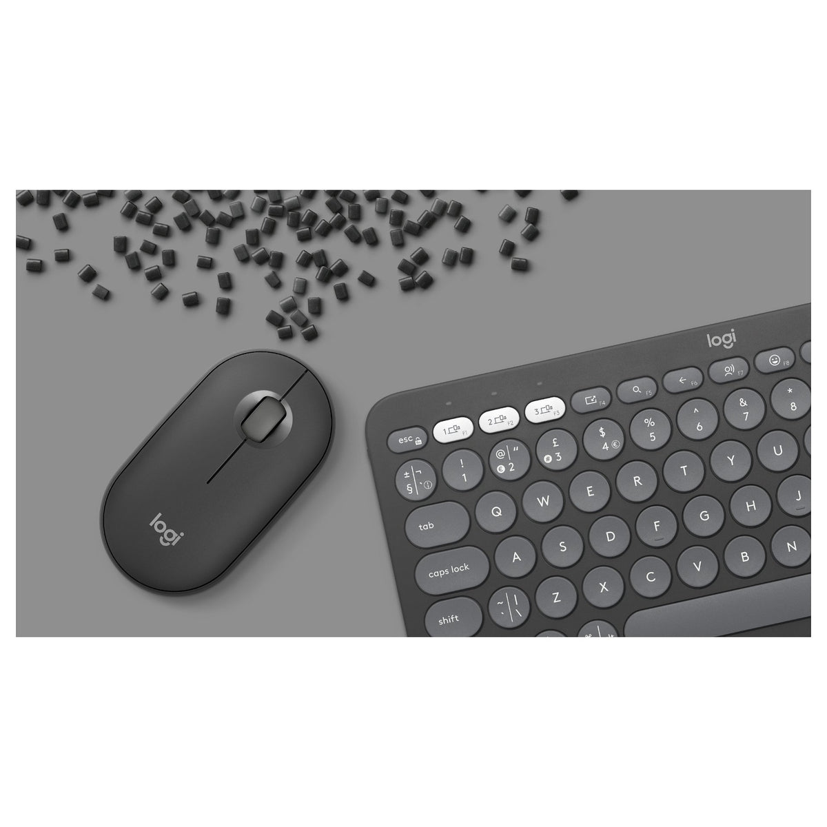 Logitech Pebble 2 Combo Tonal Graphite
