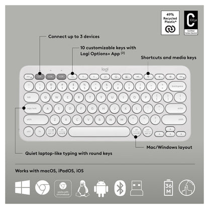 PEBBLE 2 COMBO TONAL WHITE US
