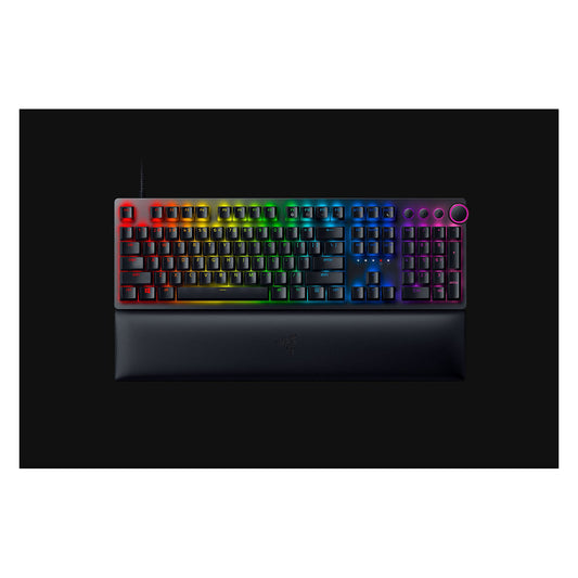 Razer Keyboard Huntsman V2 Gaming (DE) black Full Size.On-the-fly-Makro