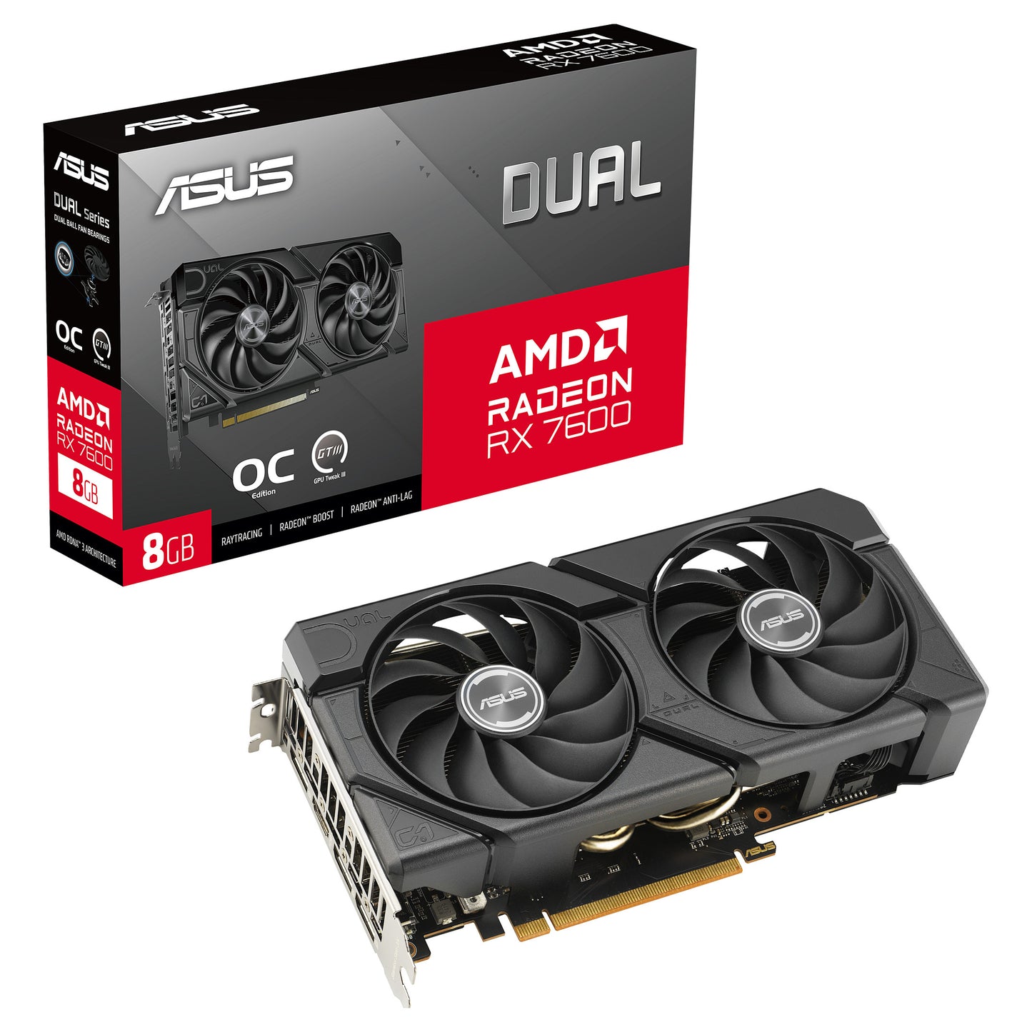 RX 7600 8G ASUS Dual EVO 8GB GDDR6
