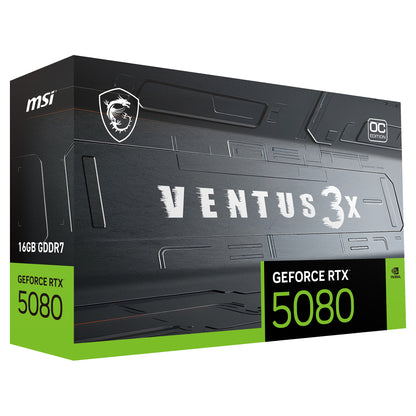 RTX 5080 16GB MSI Ventus 3X OC 16GB GDDR7 3 Fan