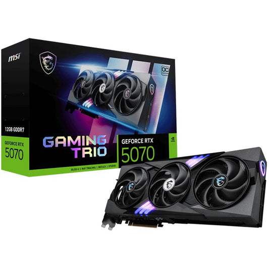 RTX 5070 12GB MSI Gaming Trio OC GDDR 3 Fan